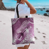 Personalised New Zealand Aotearoa Darts Masters Tote Bag Maori Art Tattoo with Tribal Dart Symbol Pink LT03 - Polynesian Pride