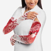 Personalised New Zealand Aotearoa Darts Masters Arm Sleeves Maori Art Tattoo with Tribal Dart Symbol Red LT03 - Polynesian Pride