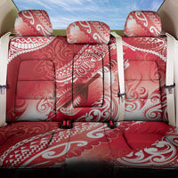 Personalised New Zealand Aotearoa Darts Masters Back Car Seat Cover Maori Art Tattoo with Tribal Dart Symbol Red LT03 One Size Red - Polynesian Pride