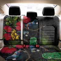 New Zealand Tui Back Car Seat Cover Guardians of the Hei Tiki - Maori Art and Plants LT03 - Polynesian Pride
