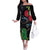 New Zealand Tui Family Matching Off The Shoulder Long Sleeve Dress and Hawaiian Shirt Guardians of the Hei Tiki - Maori Art and Plants