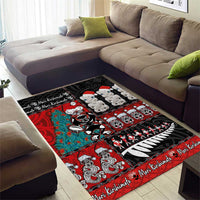 New Zealand Christmas Area Rug Maori Christmas Spirit - Meri Kirihimete LT03 - Polynesian Pride