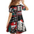 New Zealand Christmas Family Matching Off The Shoulder Long Sleeve Dress and Hawaiian Shirt Maori Christmas Spirit - Meri Kirihimete