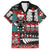 New Zealand Christmas Family Matching Off The Shoulder Long Sleeve Dress and Hawaiian Shirt Maori Christmas Spirit - Meri Kirihimete