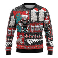 New Zealand Christmas Ugly Christmas Sweater Maori Christmas Spirit - Meri Kirihimete LT03 - Polynesian Pride