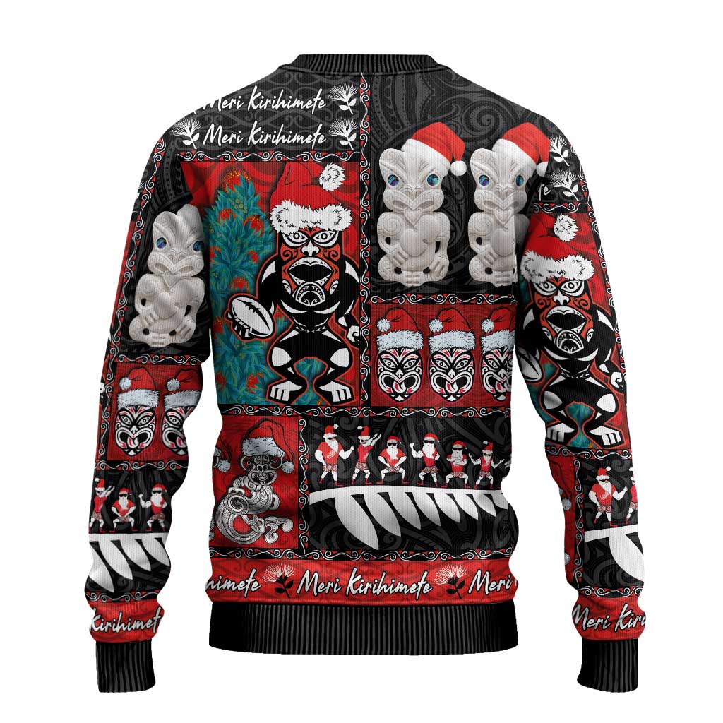 New Zealand Christmas Ugly Christmas Sweater Maori Christmas Spirit - Meri Kirihimete LT03 - Polynesian Pride