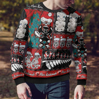 New Zealand Christmas Ugly Christmas Sweater Maori Christmas Spirit - Meri Kirihimete LT03 - Polynesian Pride