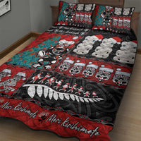 New Zealand Christmas Quilt Bed Set Maori Christmas Spirit - Meri Kirihimete LT03 - Polynesian Pride