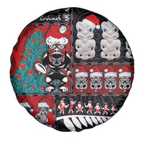 New Zealand Christmas Spare Tire Cover Maori Christmas Spirit - Meri Kirihimete LT03 - Polynesian Pride