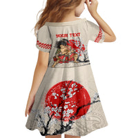 Personalised Japanese Culture Hawaii Style Family Matching Summer Maxi Dress and Hawaiian Shirt Japanese Samurai with Hawaiian Pattern LT03 - Polynesian Pride