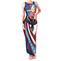 Philippines and United States Semiquincentennial Family Matching Tank Maxi Dress and Hawaiian Shirt Eagle and National Flag Style LT03 Mom's Dress Multicolor - Polynesian Pride