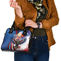 Philippines and United States Semiquincentennial Shoulder Handbag Eagle and National Flag Style