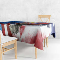 Philippines and United States Semiquincentennial Tablecloth Eagle and National Flag Style