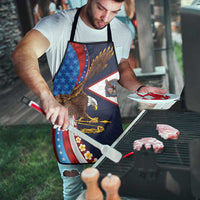 American Samoa and United States Semiquincentennial Apron Bald Eagle with National Flag Style