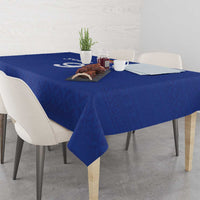 Custom Fijian Football Tablecloth Tapa Pattern and Shark Tribal