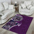 Samoan Siapo Art Tattoo Polynesian Pattern Area Rug Purple Color - Polynesian Pride