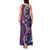Samoan Siapo Art Tattoo Polynesian Pattern Tank Maxi Dress Purple Color - Polynesian Pride