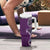 Samoan Siapo Art Tattoo Polynesian Pattern Tumbler With Handle Purple Color - Polynesian Pride