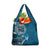 Samoan Siapo Art Tattoo Polynesian Pattern Grocery Bag Teal Color - Polynesian Pride