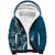 Samoan Siapo Art Tattoo Polynesian Pattern Sherpa Hoodie Teal Color - Polynesian Pride