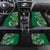 Samoan Siapo Art Tattoo Polynesian Pattern Car Mats Green Color - Polynesian Pride