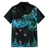 New Zealand Kea Bird Family Matching Off Shoulder Maxi Dress and Hawaiian Shirt Maori Tattoo and Silver Fern Paua Shell Style LT03 - Polynesian Pride
