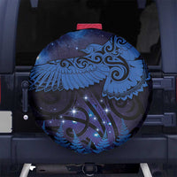 New Zealand Kea Bird Spare Tire Cover Maori Tattoo and Silver Fern Matariki Style LT03 - Polynesian Pride