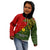 Papua New Guinea Eastern Highlands Province Kid Hoodie PNG Birds Of Paradise Polynesian Arty Style LT03 - Polynesian Pride
