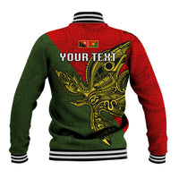Custom Papua New Guinea Eastern Highlands Province Baseball Jacket PNG Birds Of Paradise Polynesian Arty Style LT03 - Polynesian Pride