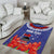 FAST Party Samoa Area Rug Ula Fala Teuila Polynesian Tapa Pattern