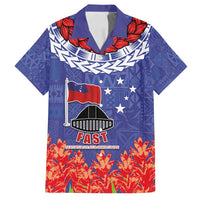 FAST Party Samoa Family Matching Tank Maxi Dress and Hawaiian Shirt Ula Fala Teuila Polynesian Tapa Pattern