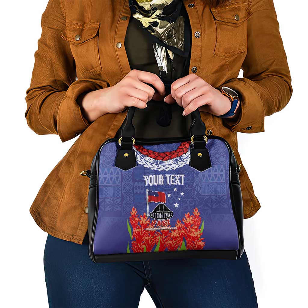 FAST Party Samoa Shoulder Handbag Ula Fala Teuila Polynesian Tapa Pattern