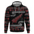 New Zealand Christmas Hoodie Meri Kirihimete Silver Fern Knit Style Red Color - Polynesian Pride