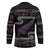 New Zealand Christmas Hockey Jersey Meri Kirihimete Silver Fern Knit Style Purple Color - Polynesian Pride