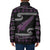 New Zealand Christmas Padded Jacket Meri Kirihimete Silver Fern Knit Style Purple Color - Polynesian Pride