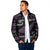 New Zealand Christmas Padded Jacket Meri Kirihimete Silver Fern Knit Style Purple Color - Polynesian Pride