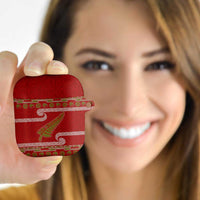 New Zealand Christmas AirPods Case Meri Kirihimete Silver Fern Knit Style Green Color LT03 Green - Polynesian Pride