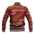New Zealand Christmas Baseball Jacket Meri Kirihimete Silver Fern Knit Style Green Color - Polynesian Pride