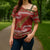 New Zealand Christmas Cross Shoulder Shirt Meri Kirihimete Silver Fern Knit Style Green Color - Polynesian Pride