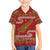 New Zealand Christmas Kid Hawaiian Shirt Meri Kirihimete Silver Fern Knit Style Green Color - Polynesian Pride