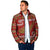 New Zealand Christmas Padded Jacket Meri Kirihimete Silver Fern Knit Style Green Color - Polynesian Pride