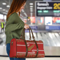 New Zealand Christmas Travel Bag Meri Kirihimete Silver Fern Knit Style Green Color LT03 - Polynesian Pride