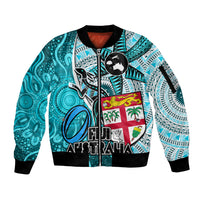 fiji-australia-rugby-sleeve-zip-bomber-jacket-kangaroo-and-palm-tree-blue-tapa-pattern-mix-aboriginal
