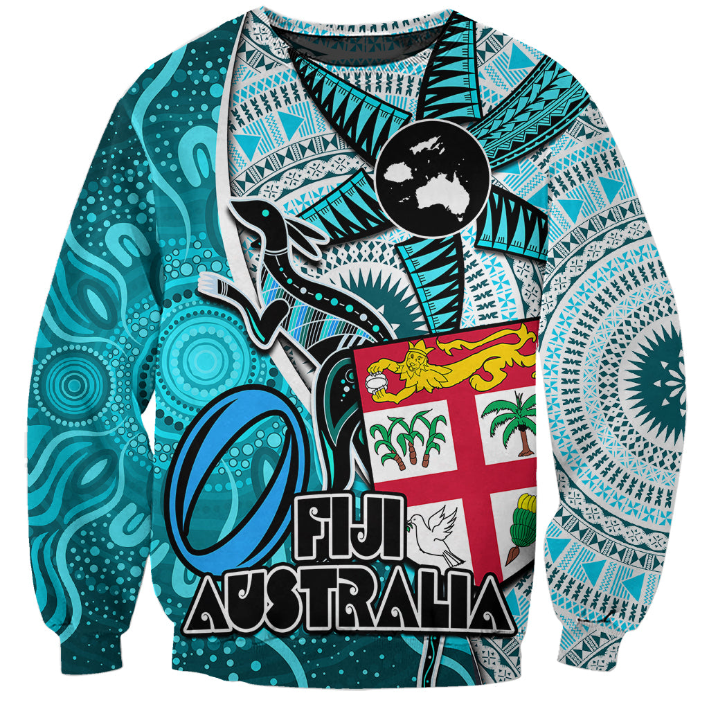 fiji-australia-rugby-sweatshirt-kangaroo-and-palm-tree-blue-tapa-pattern-mix-aboriginal