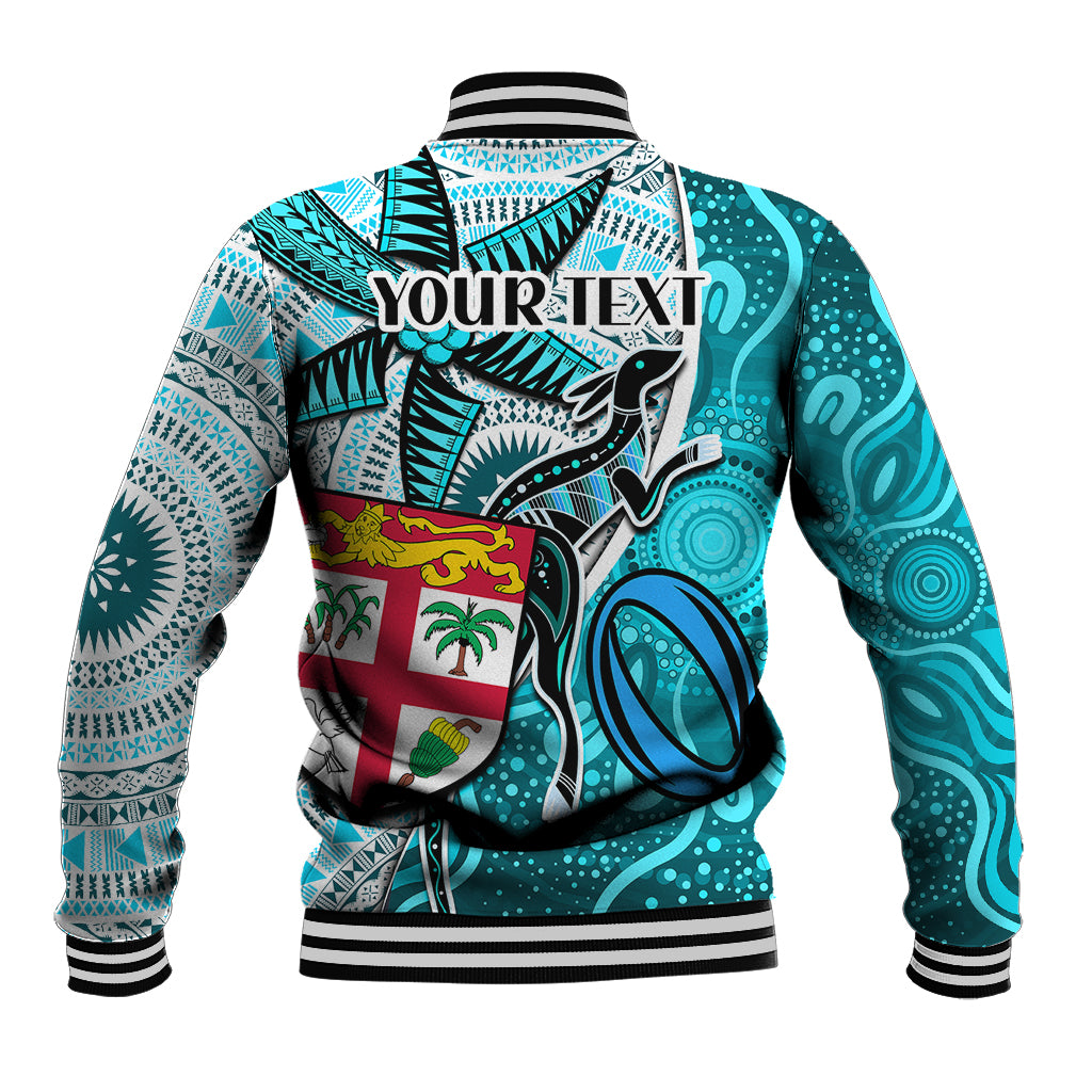 personalised-fiji-australia-rugby-baseball-jacket-kangaroo-and-palm-tree-blue-tapa-pattern-mix-aboriginal