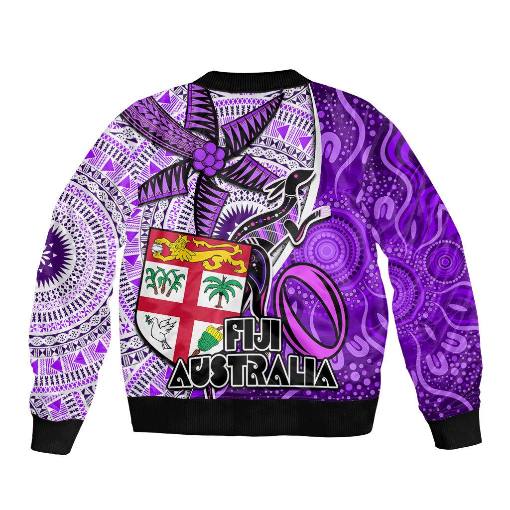 fiji-australia-rugby-bomber-jacket-kangaroo-and-palm-tree-purple-tapa-pattern-mix-aboriginal