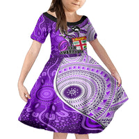 fiji-australia-rugby-family-matching-off-shoulder-maxi-dress-and-hawaiian-shirt-kangaroo-and-palm-tree-purple-tapa-pattern-mix-aboriginal