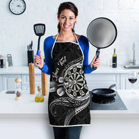 Personalised Niue Darts Masters Apron Tribal Hiapo Dartboard - Polynesian Pride
