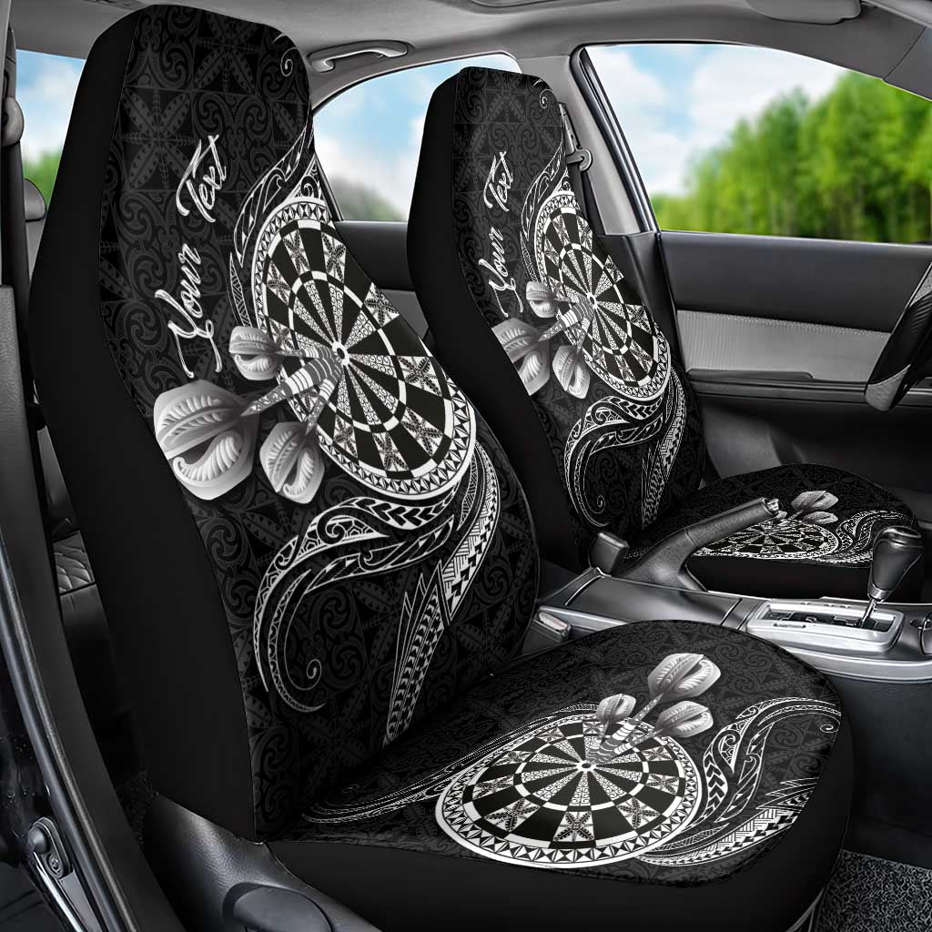 Personalised Niue Darts Masters Car Seat Cover Tribal Hiapo Dartboard LT03 - Polynesian Pride