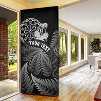 Personalised New Zealand Aotearoa Darts Masters Door Cover Silver Fern and Maori Spirit LT03 - Polynesian Pride